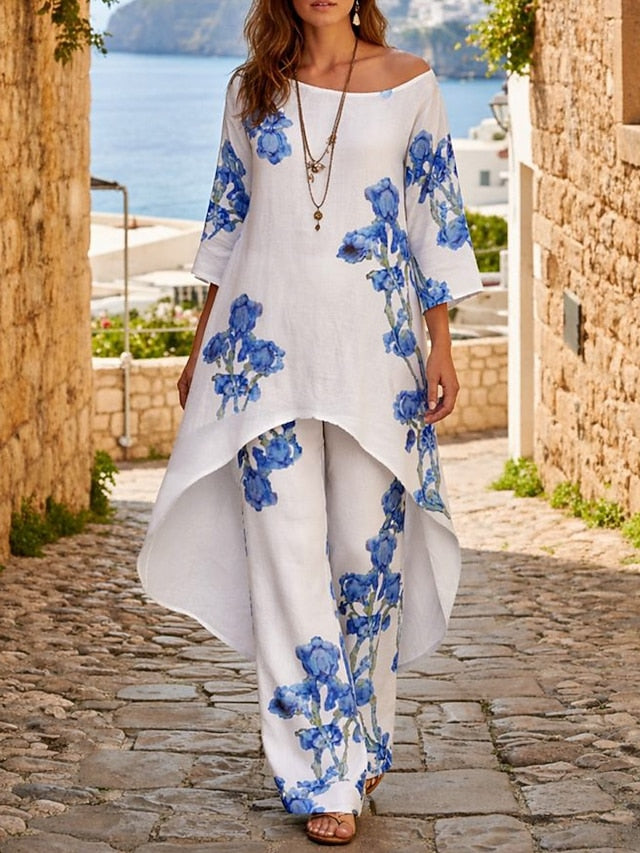 Women's Two Piece Sets Pants Sets Bolero Top Long Sleeve