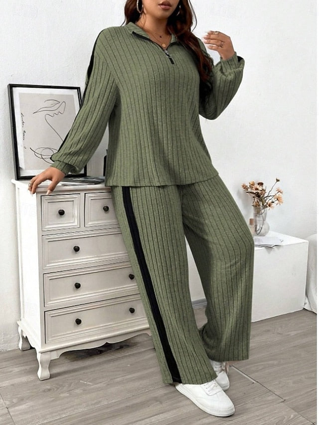 Women's Pants Sets Bolero Top Long Sleeve Shirt Collar