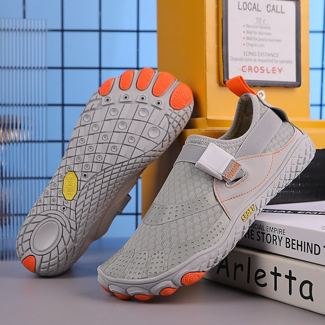 Men's Woven Trendy – Knit Nylon Sneakers Multicolor