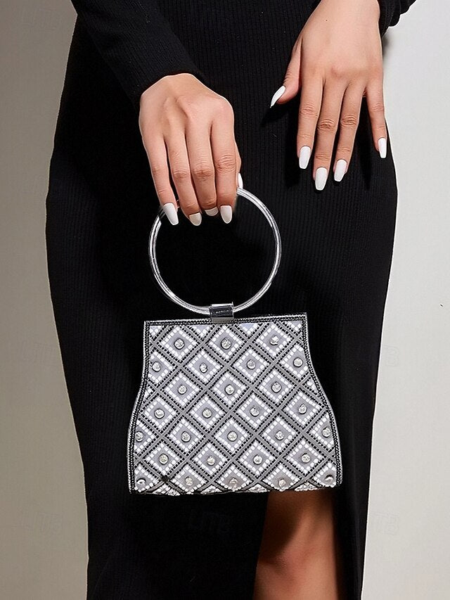 – Evening Women's Bag Embellished Clutch Rhinestone