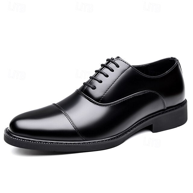 Shoes Design – Brown Classic Cap-Toe Oxford Men's