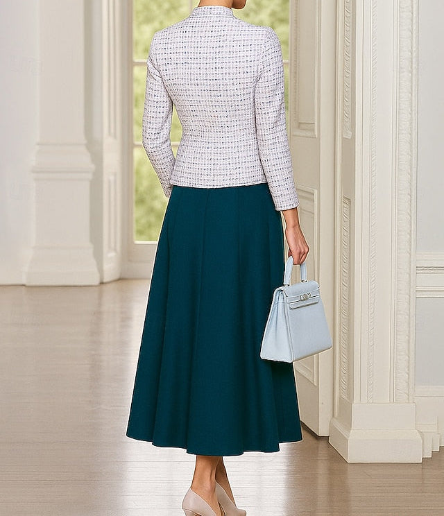 the Sets Piece Two Formal of Elegant Dress Bride Mother