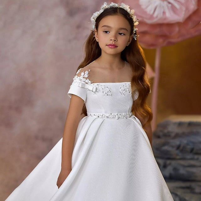 Communion Girls' Flower First Dress Party Girl