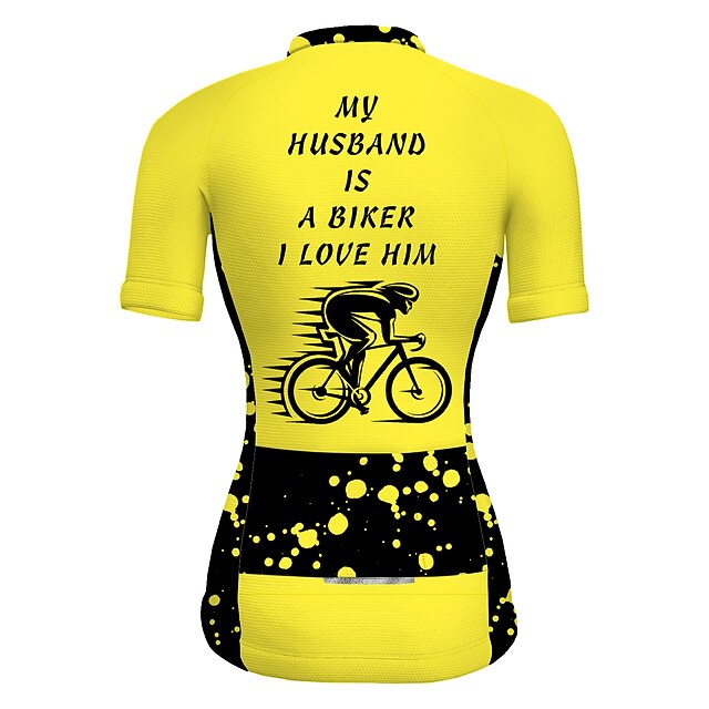 Women's Cycling Jersey Graphic Funny Short Sleeve Bike
