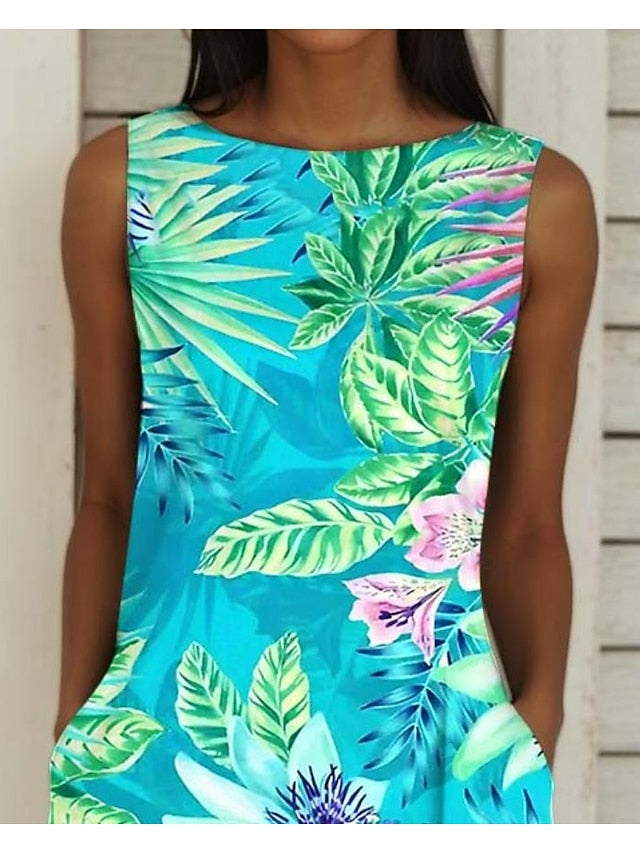 Women's Midi Dress Sundress A Line Dress Summer Dress