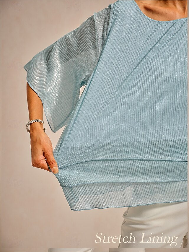 Women's Blouse Dressy Tops Flowy Tops Chiffon Tops Sequins