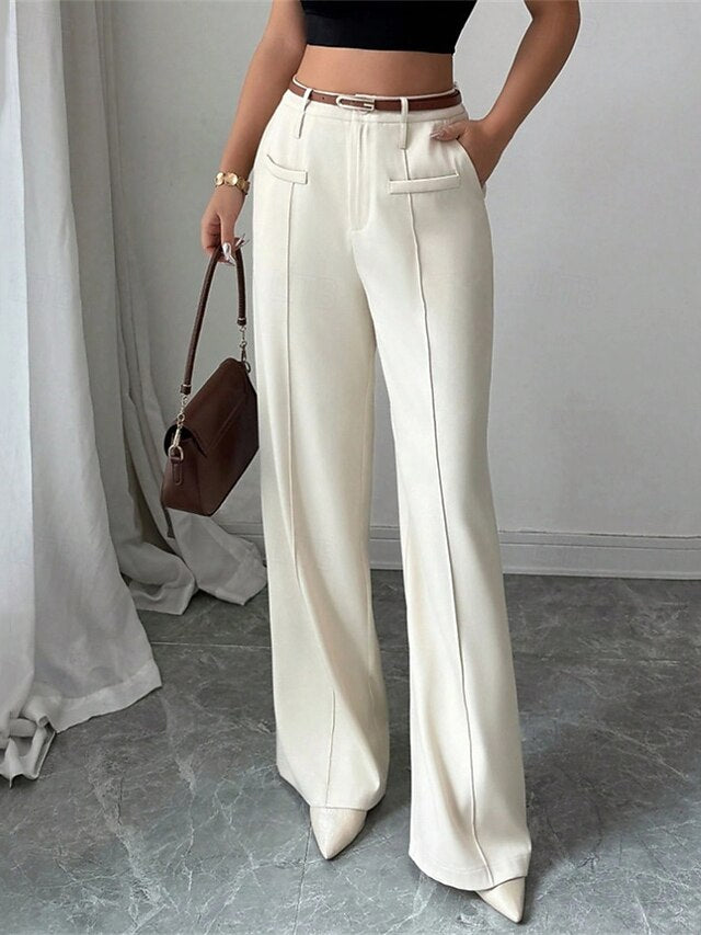 Women's Wide Leg Pants Trousers Palazzo Pants Fashion