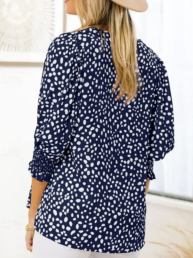 Women's T Shirt Tee Top Print Floral Casual Half Sleeve