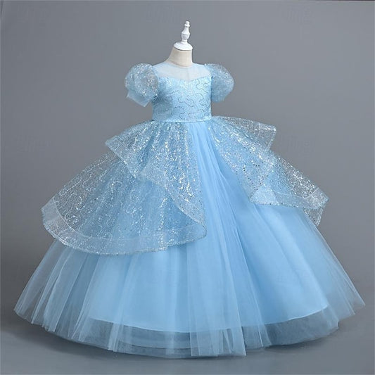 Wedding Girls' Dress Flower Performance Girl Party