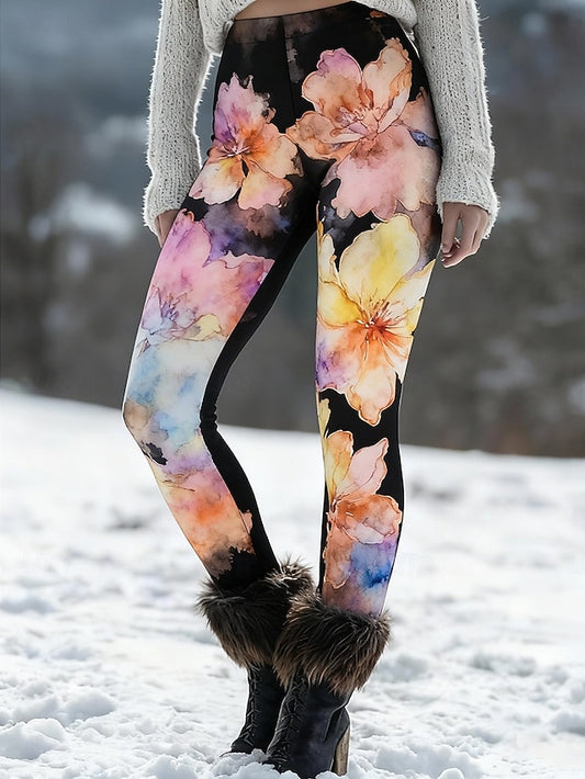 Women's Leggings Cozy Leggings Vacation Casual Full Length