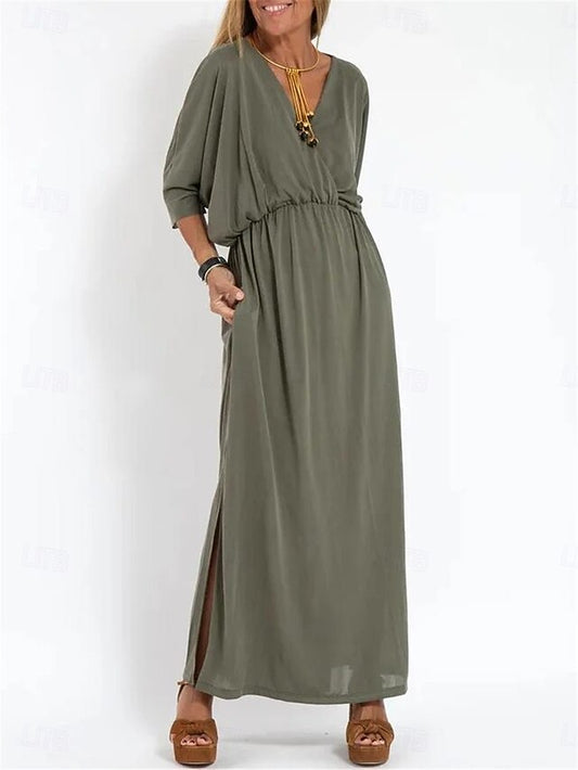 Women's Maxi Dress Casual Dress A Line Dress Stylish Basic