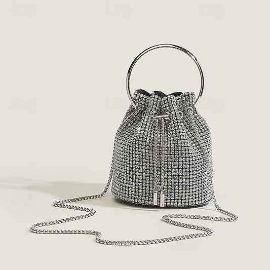 Leather Women's Chain Party Wedding Evening Clutch PU Bag