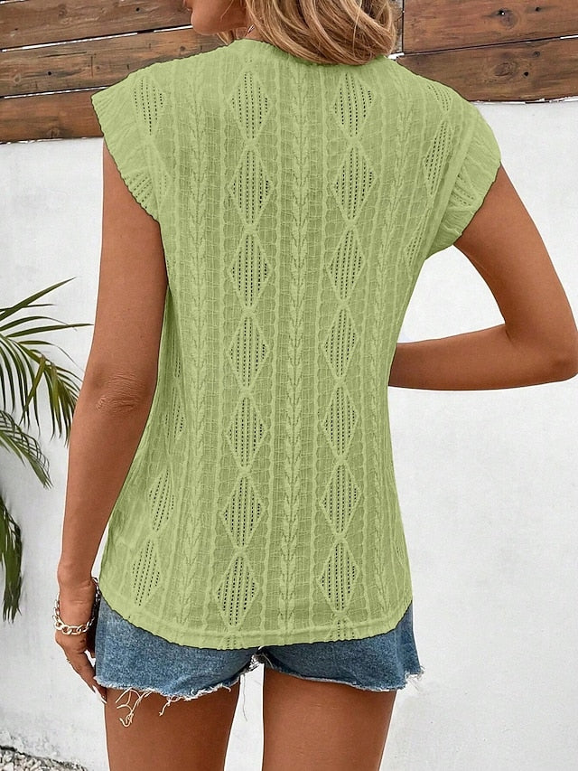 Women's Camisole Tank Top Plain Basic Modern Sleeveless