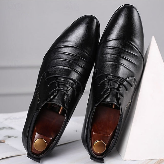 Lace-Up for Men's Shoes Elegant - Formal White