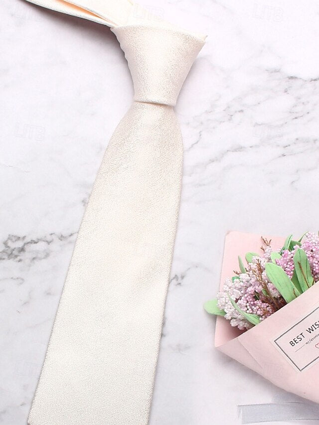 – Christmas Polyester Men's Stylish Herringbone Tie