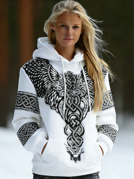 Women's Pullover Hoodie Sweatshirt Graphic Geometric