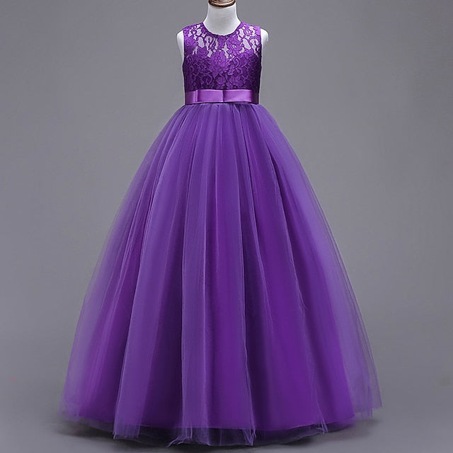 Evening Dress Flower Girls' Girl Gown Party