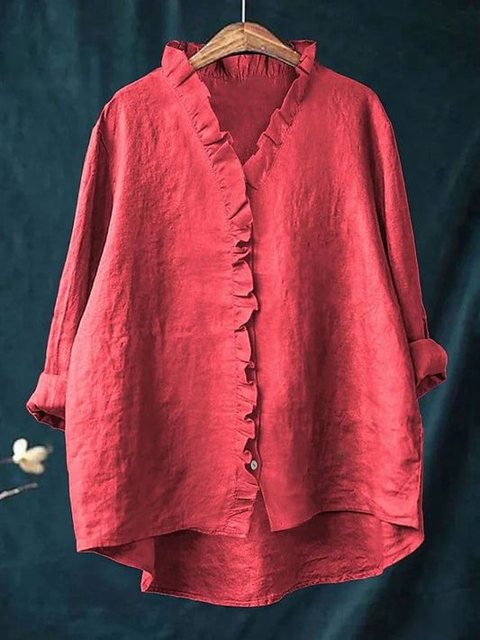 Easter Women's Tunic Casual Shirt Button Up Shirt Blouse