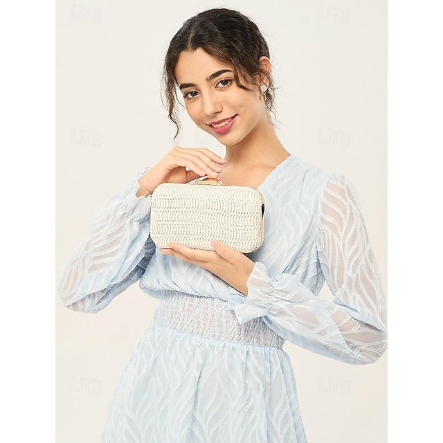 Leather Wristlet Party Evening PU Women's Clutch Bag