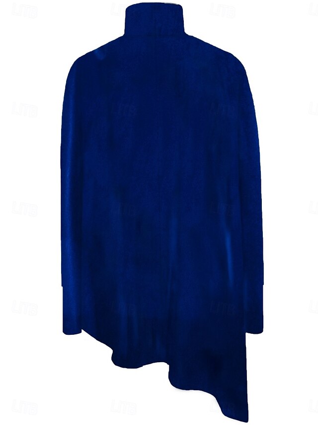 Women's Blouse Asymmetric Hem Solid Color Stylish Basic