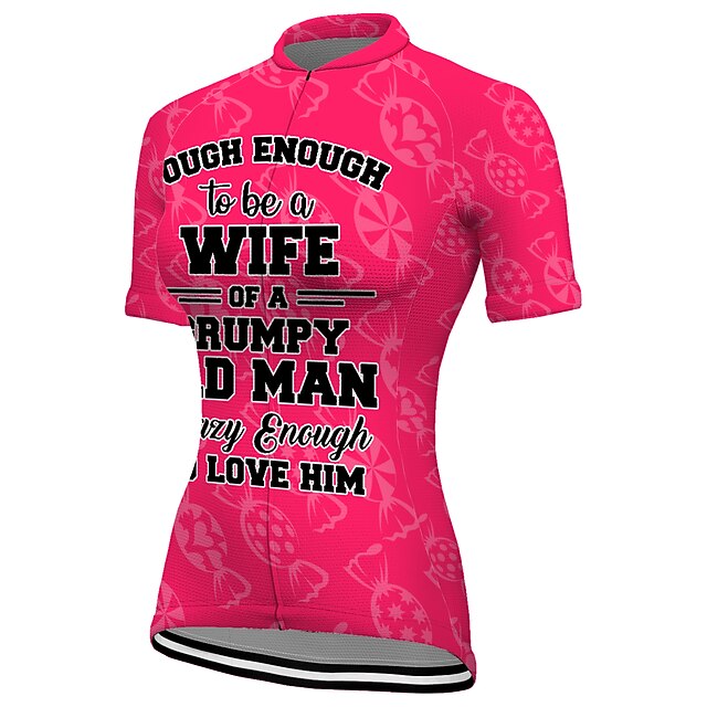 Women's Cycling Jersey Graphic Funny Short Sleeve Bike