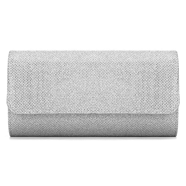 Clutch Evening Elegant Purse – Women's Glitter Silver