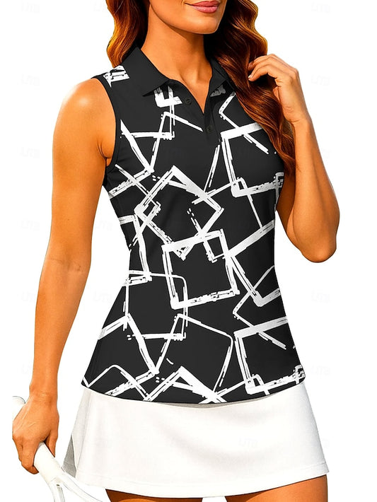 Women's Geometric Color Block Marble Workout Tank Top Tops