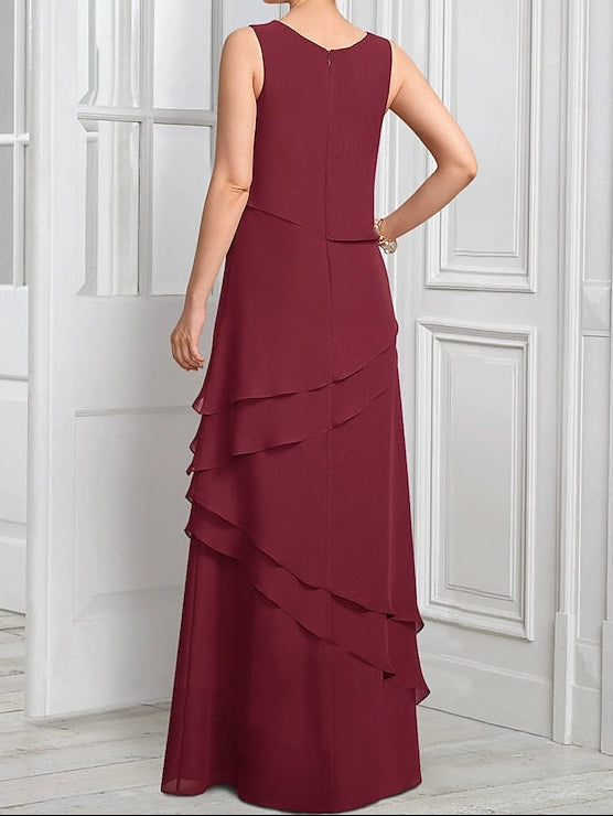 Bride A-Line the Elegant Dress Suit Mother Two of Piece Formal