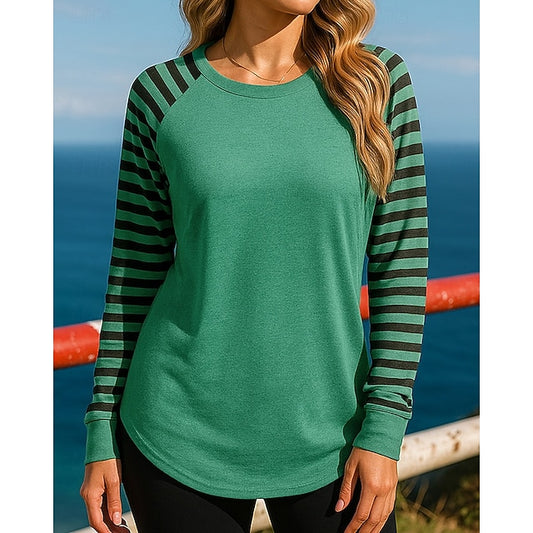 Christmas Women's Pullover Sweatshirt Casual Tops Long