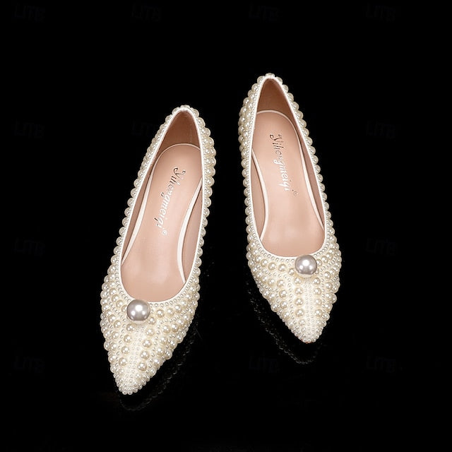 Wedding Shoes Party White Women's
