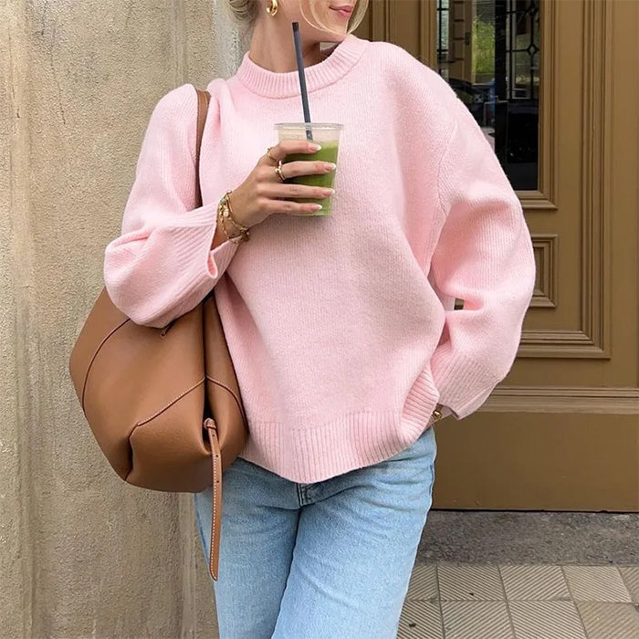 Pink Oversized Sweater