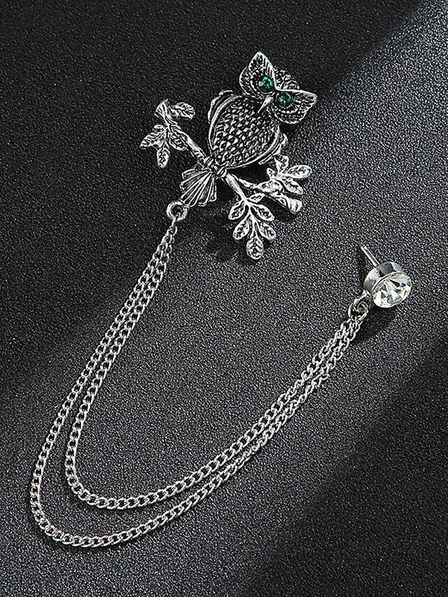 Lapel with Brooch Christmas Men's Pin Deer