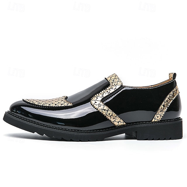 PU Breathable Loafers Men's Slip-Ons Leather