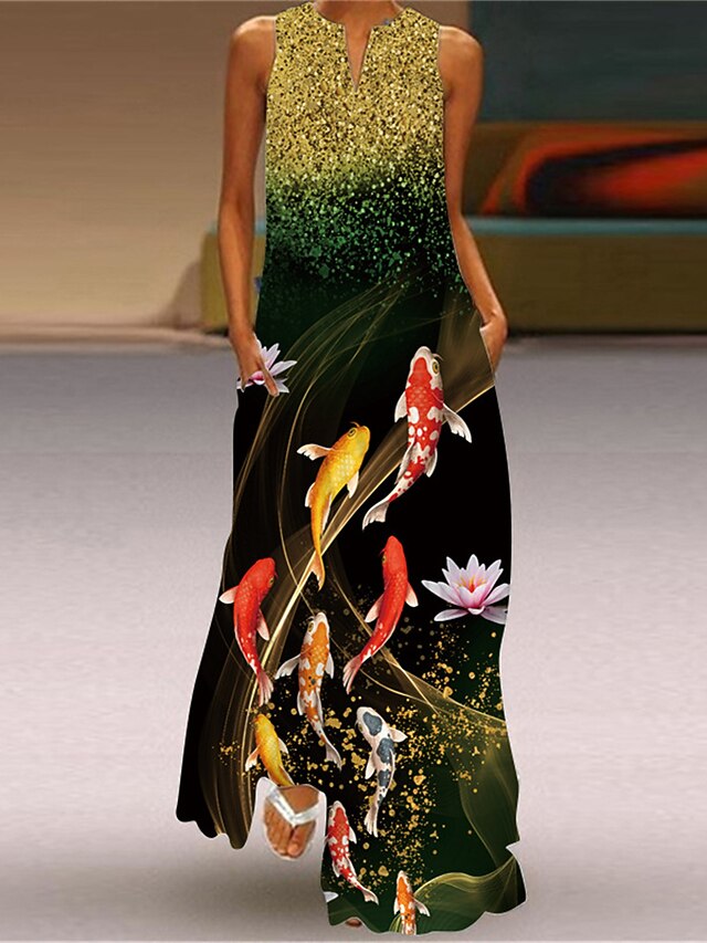 Women's Maxi long Dress Midi Dress Casual Dress T Shirt