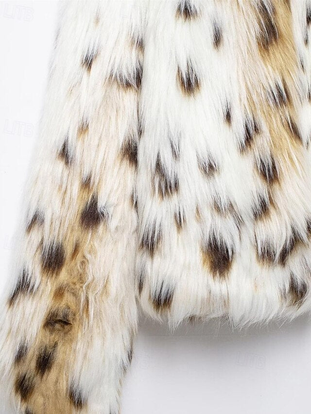 Comfortable Warm Furs Faux Coat Fur Women's Leathers