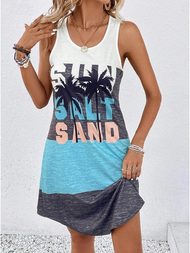 Women's Mini Dress Summer Dress Vacation Casual Beach Daily