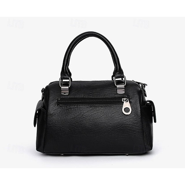 Blue Faux Women's Stylish – Handbag Large Leather