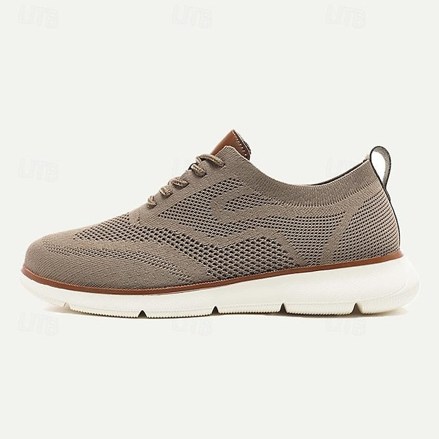 Knit Lightweight Casual Breathable - Walking Men's Sneakers