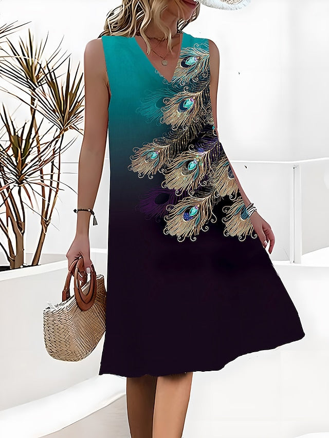 Women's Mini Dress Petite Dress A Line Dress Tank Dress