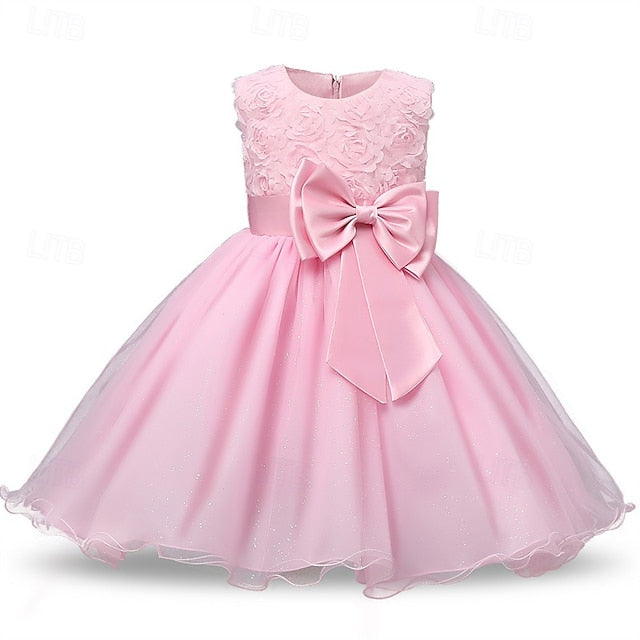 Princess Girls' Flower Dress Kid's Girl
