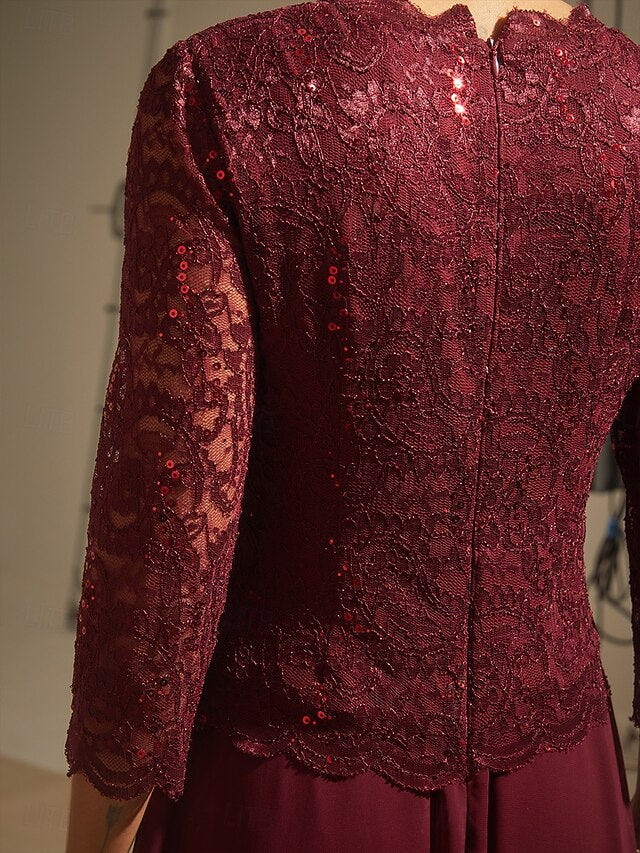 Women's Midi Dress Chiffon Dress A Line Dress Elegant