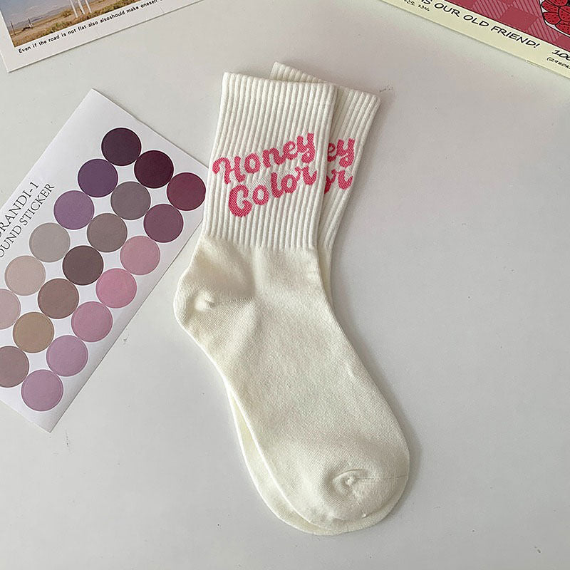 Ensemble de chaussettes rose doux