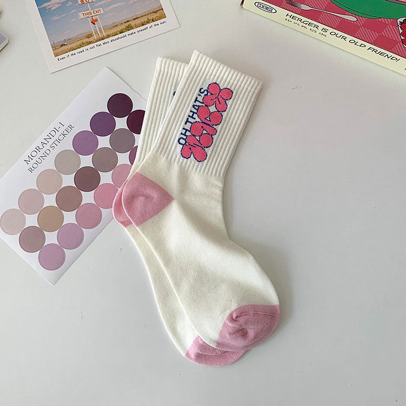 Ensemble de chaussettes rose doux