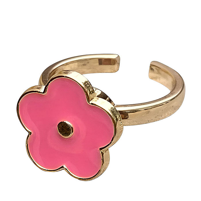 Pink Flower Ring