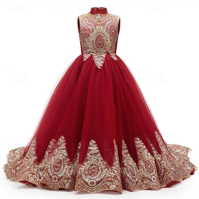 Evening Gown Dress Kid's Girls' Flower Girl Formal