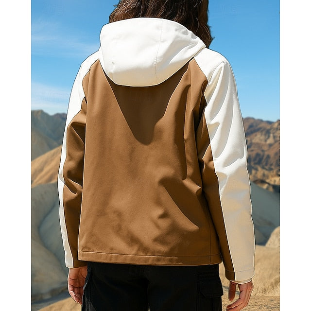 Women's Windbreaker Softshell Jacket Hiking Jacket 3 in 1