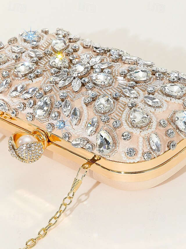 Crystal-Embellished Bag Clutch Women's