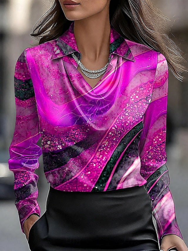 Women's Shirt Dressy Tops Formal Work Shirt Graphic