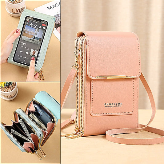 Coin Mobile Phone Purse Wallet Women's Crossbody Bag