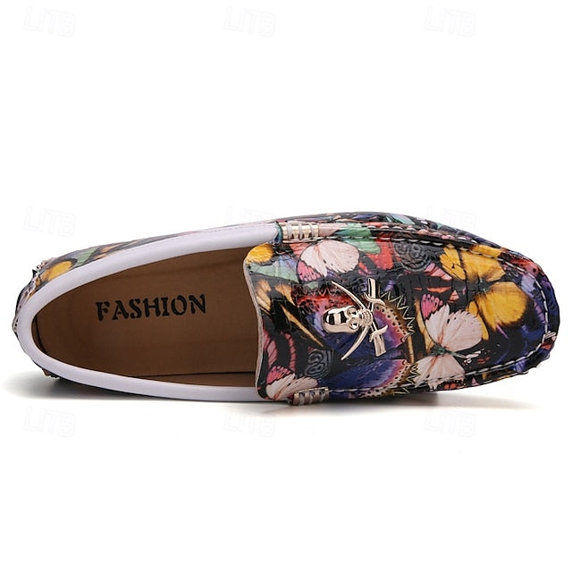 Loafers Boots PU Winter Slip-Ons lined Fleece Men's